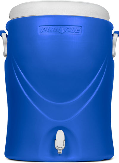 Pinnacle Platino 10 Gallonen – isolierter Getränkespender, Getränkekühler mit Zapfhahn – 40 Liter – blau