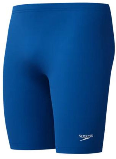 Speedo Endurance+ Logo Jammer Herren Sport-Badehose – Blau Weiß