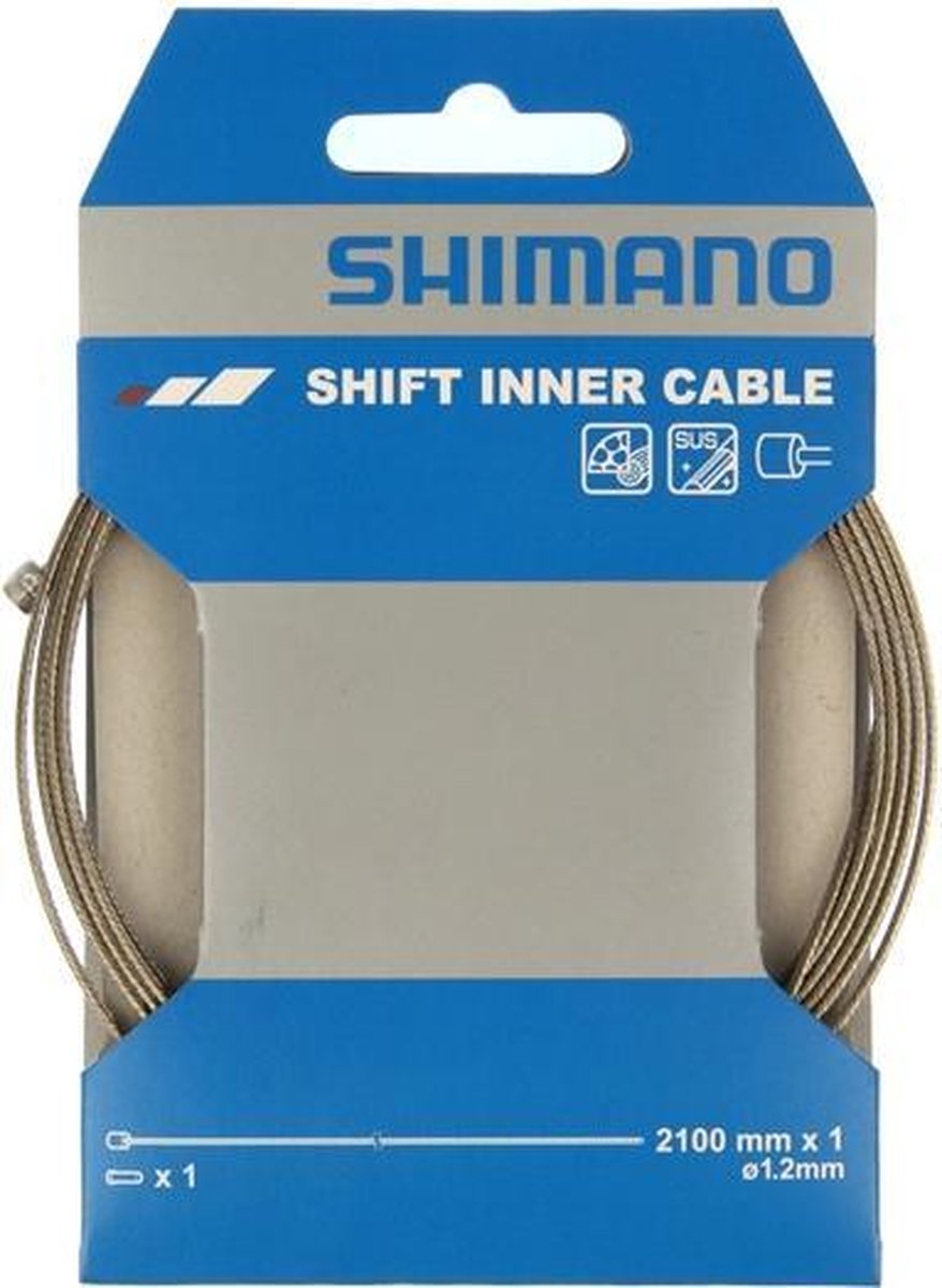Shimano-Edelstahl-Sus-Shift-Innenkabel 1,2 mm x 2100 mm
