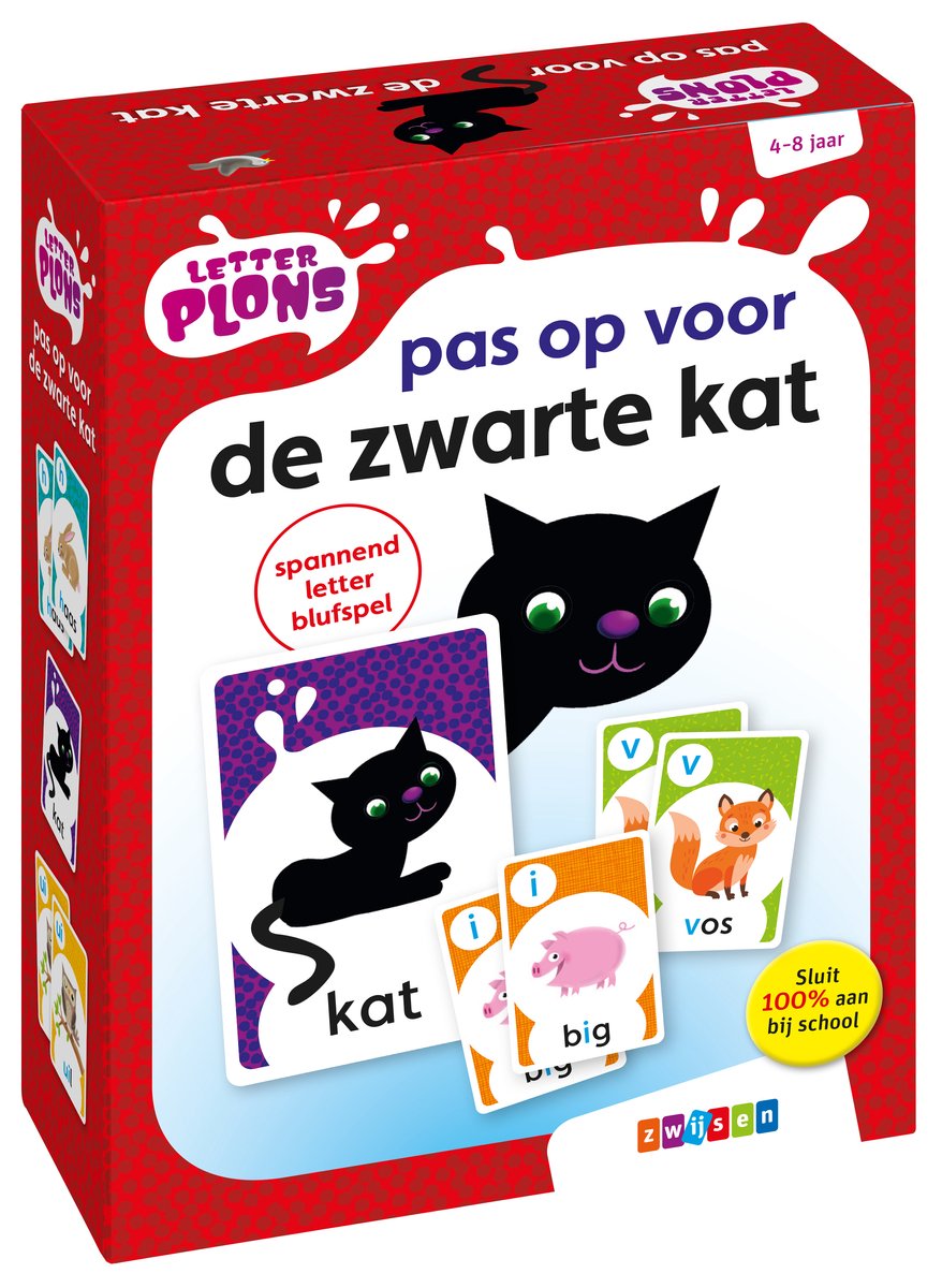 Zwijsen Letterplon – Letterplon, Vorsicht vor der schwarzen Katze