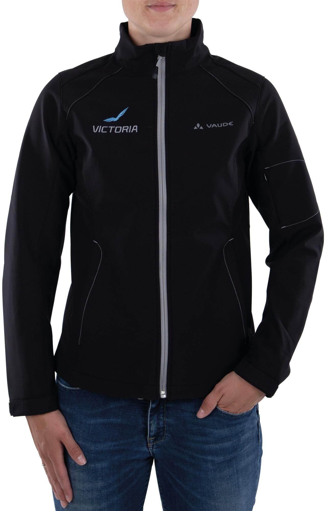 Vaude Softshell Jacke Größe 38 Schwarz