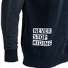 Contec Ct Sweatshirt hören nie auf, die Größe xxl blaugrau zu fahren