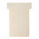 T-Einlegekarten für Planungskarton 170g m2 60x15x85x48,5mm beige
