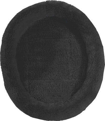 Korb Nachahmung Schaf Wolle schwarz