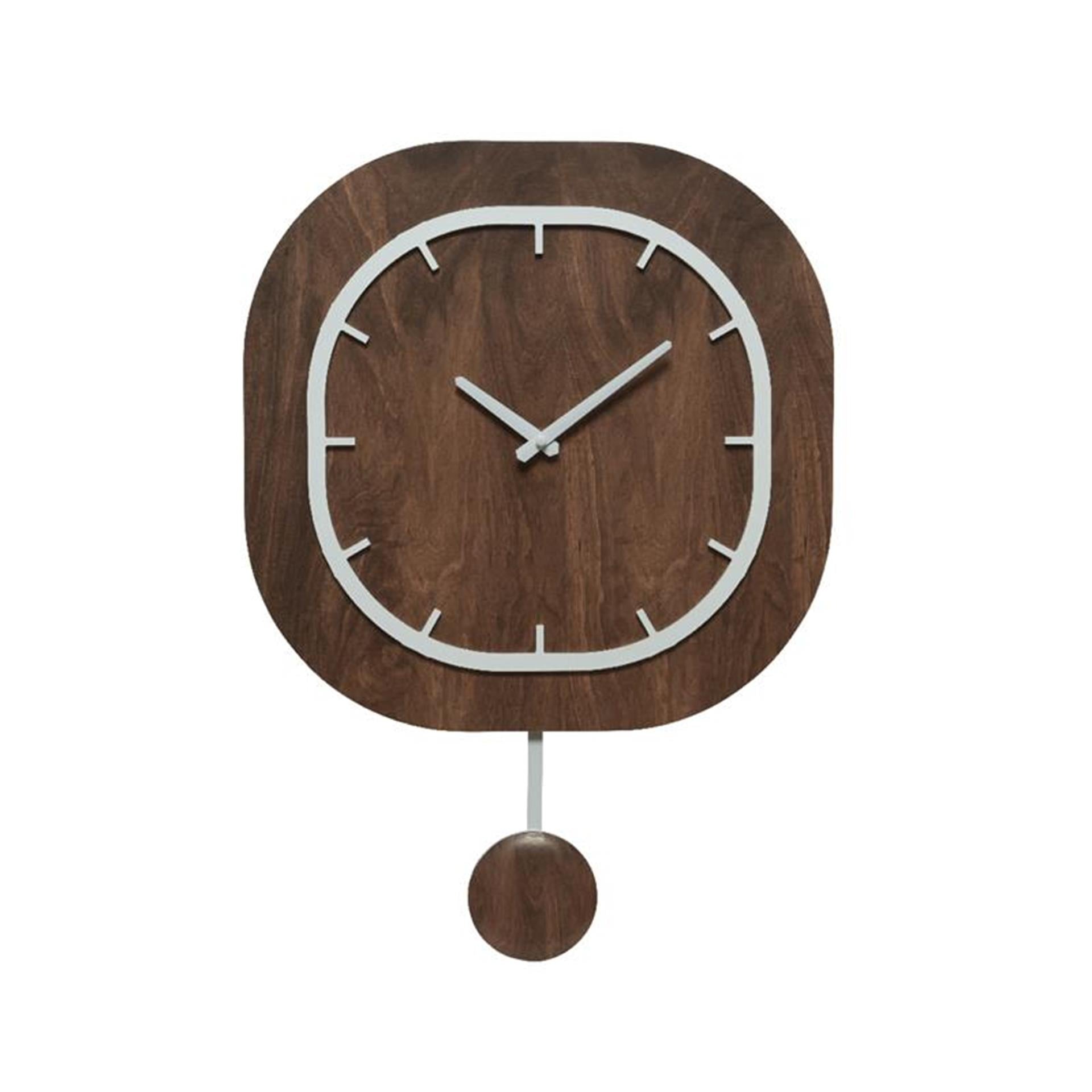 Decoris Uhr MDF B40-H56cm braun