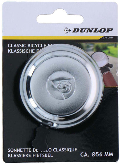 Klassische silberne Fahrradklingel
