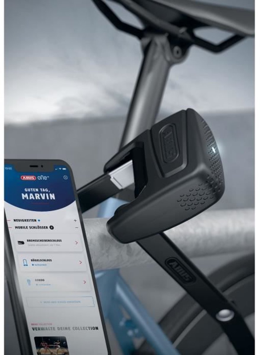 Abus bordo smartx 6000a 120 sh Faltschloss inkl. Halterung und Fernbedienung
