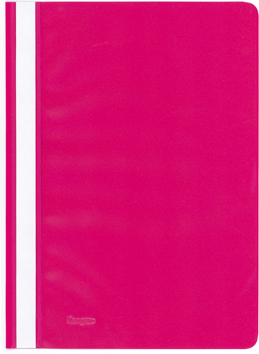 Kangaro Quick-Fix-Ordner – A4 – PP – Kirschrot – Schrumpfung von 25 Stück – K-22050