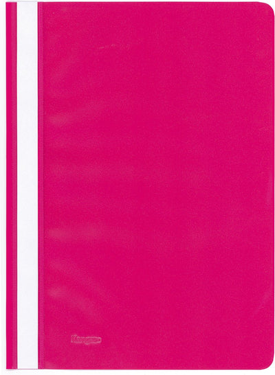 Kangaro Quick-Fix-Ordner – A4 – PP – Kirschrot – Schrumpfung von 25 Stück – K-22050