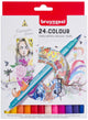 Bruynzeel Fineliner Brushpennen, 24st.