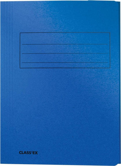 Class'ex Aktenordner 3 Klappen blau