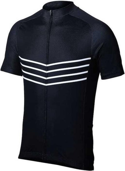 Bbb Cycling Fahrradshirt Herren Kurzarm Comfort Fit – Fahrradshirt Herren Kurzarm – Bequemes und schnell trocknendes Radshirt Herren – Schwarz – Größe S – BBW-250
