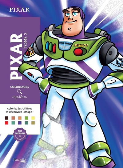 Hachette pratique Coloriages Mystères Pixar Tome 2 – Malbuch für Erwachsene