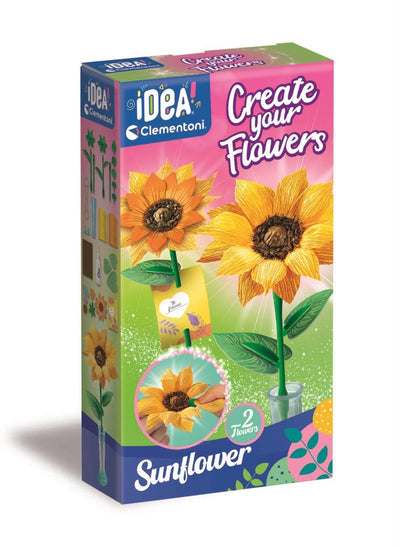 Clementoni-Idee: Machen Sie Ihre eigenen Blumen – Sonnenblume