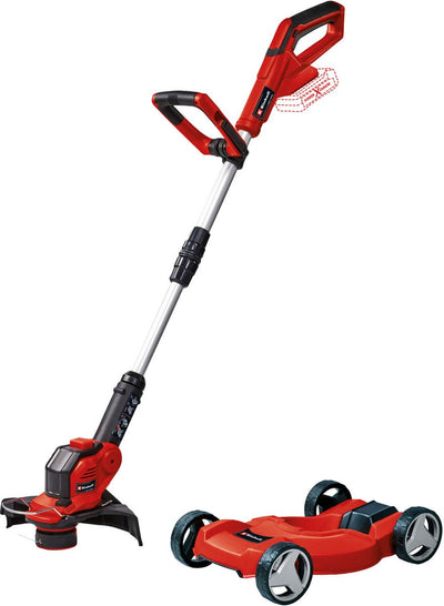 Einhell Akku-Rasentrimmer GE-CT 18 28 Li TC Solo - Power X-Change - 18 V Li-Ion - inkl. Trimmerwagen - Schnittdurchmesser: 28 cm - inkl. Fadenspule - exkl. Akku und Ladegerät