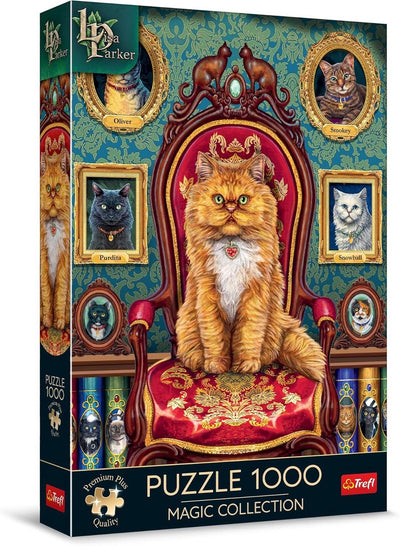 Trefl Premium Plus Magic Collection – Puzzle – 1000 Teile – Katzenmotiv