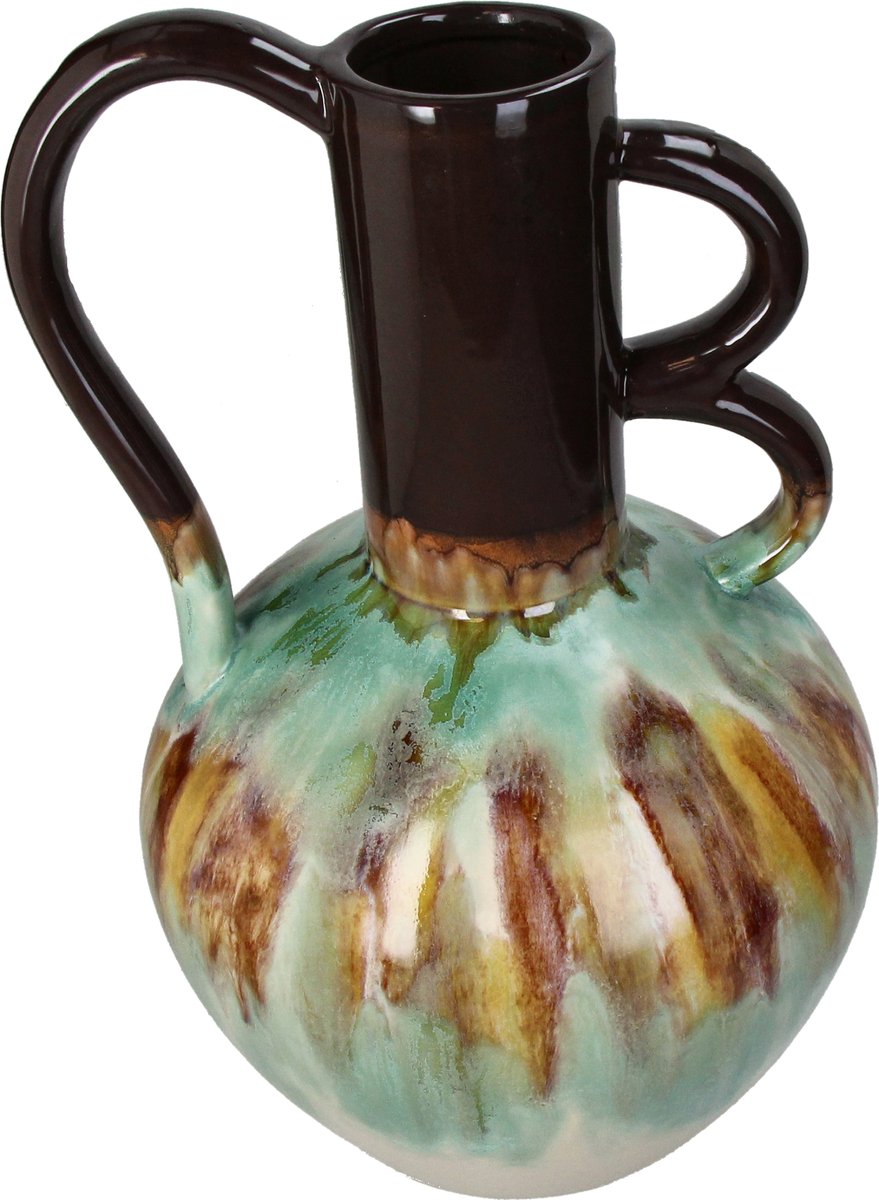 HD Collection Vase Steinzeug Multi 21,7x21,7x34,5cm