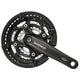 Shimano Kurbel 3 x 10 Speed ​​Trekking FC-T521 mit 175-mm-Kurbel 44-32-24T Octalink Schwarz