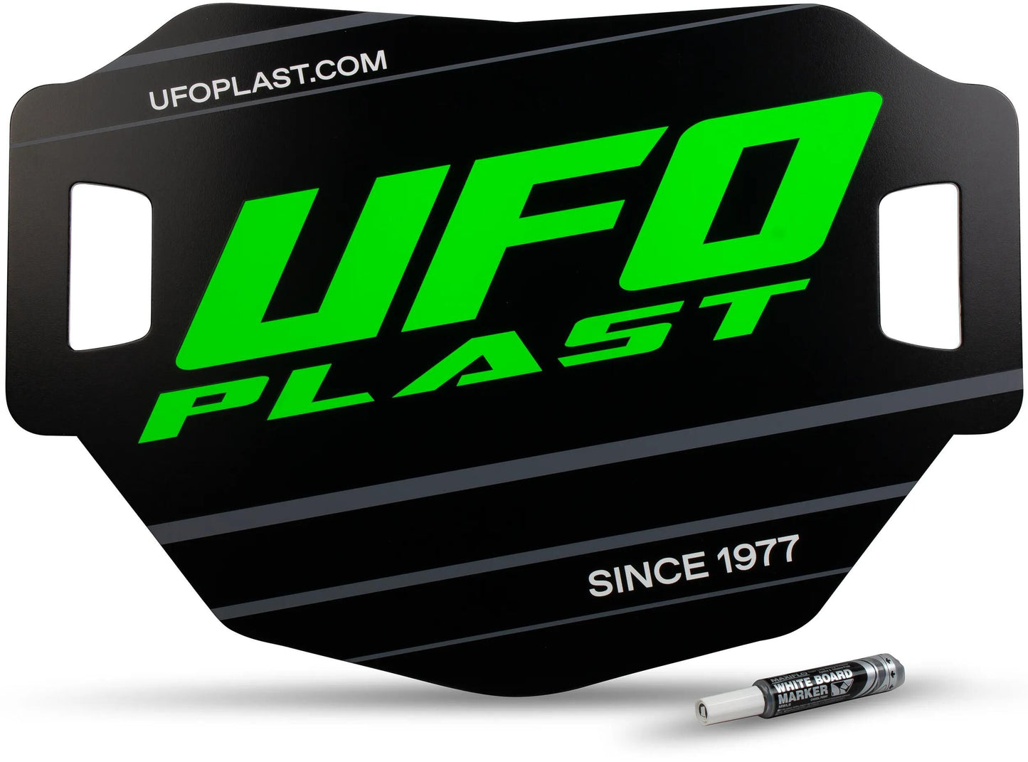 UFO-Pipi-Grubenbrett, Grubenbrett, UFO mit Marker