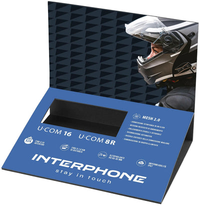 Interphone Verkaufsdisplay Display Thekendisplay u-com 8r,