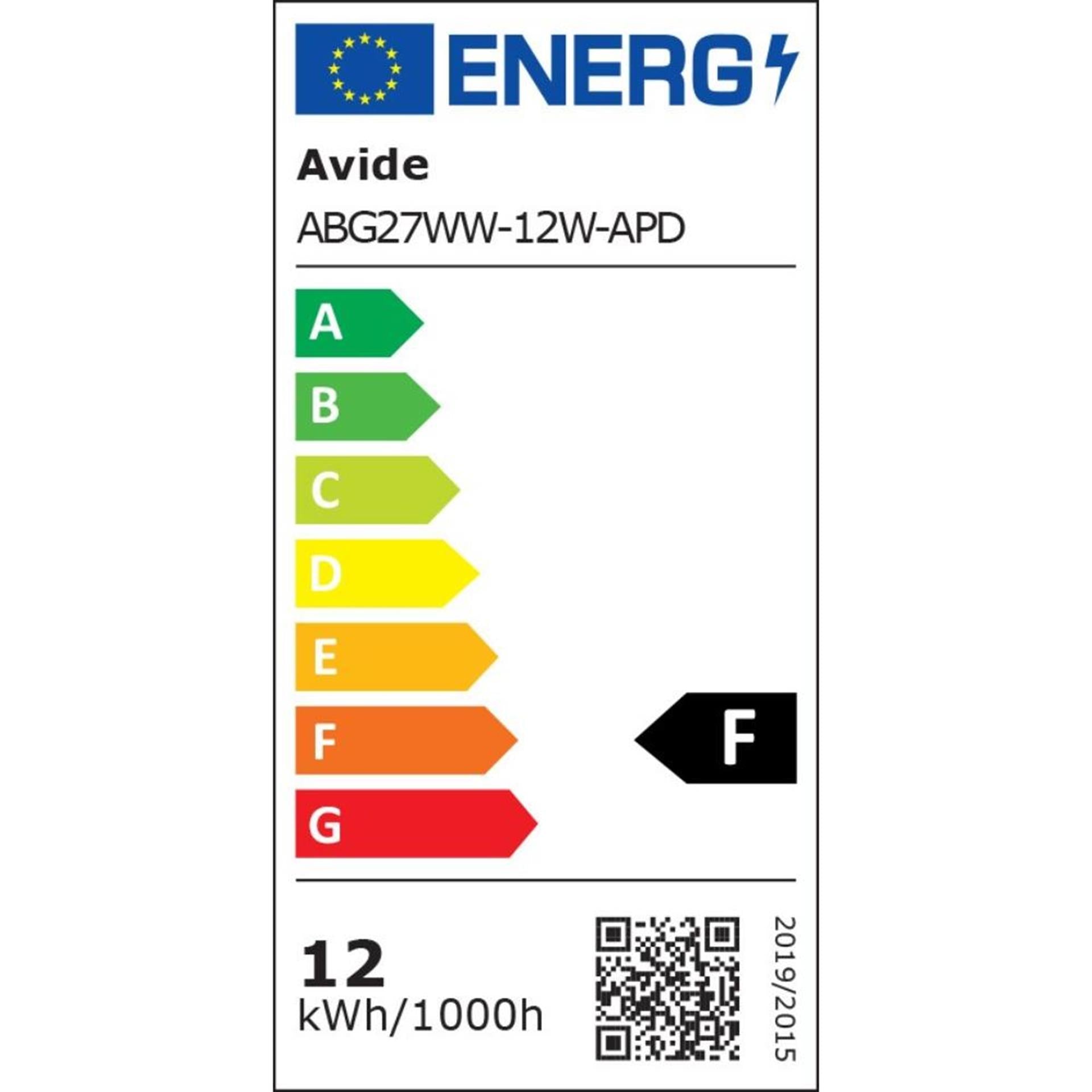 Avide LED-Lampe E27 12W 3000K WW dimmbar