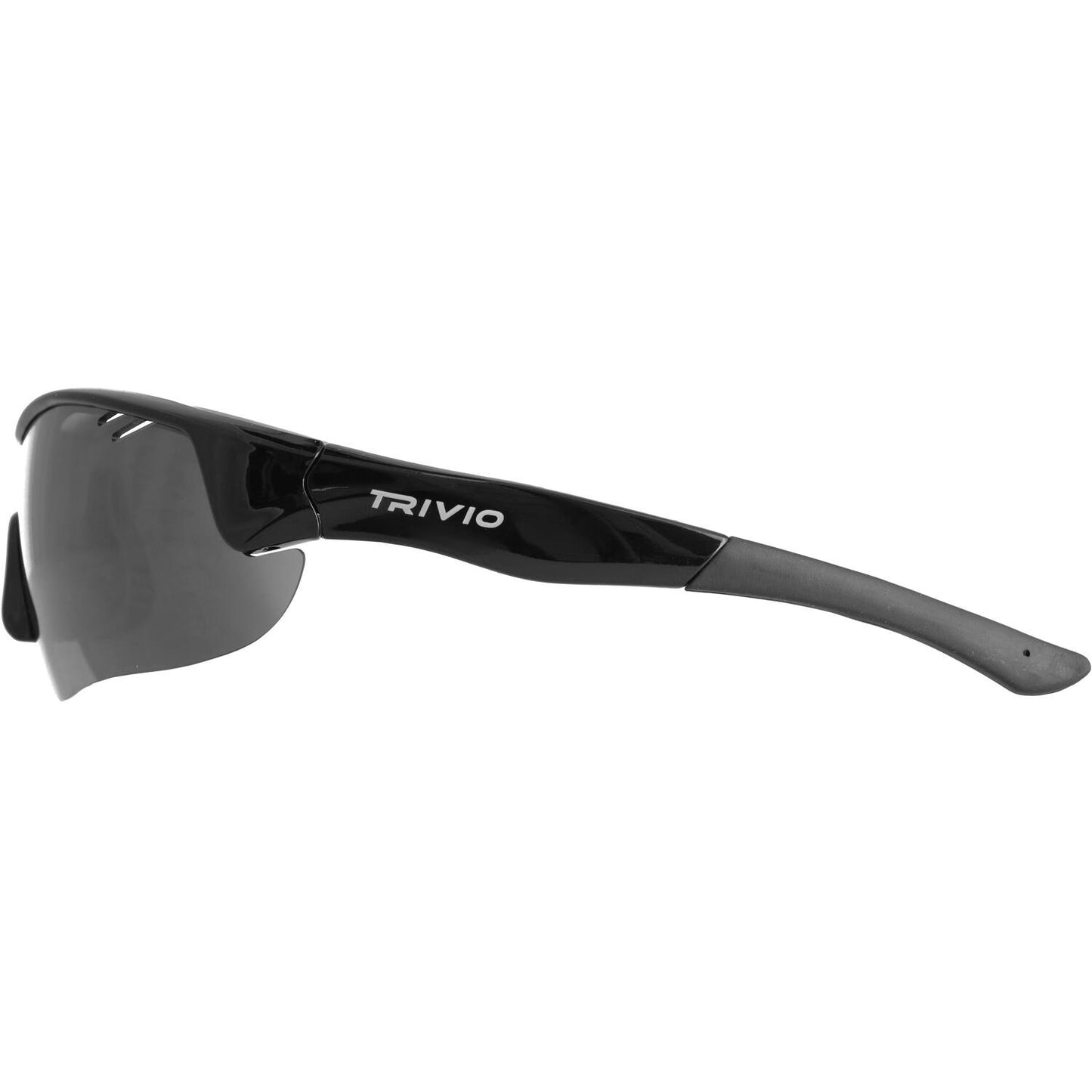 Trivio – Fahrradbrille Vento Nova, schwarze Linse, schwarzer Spiegel