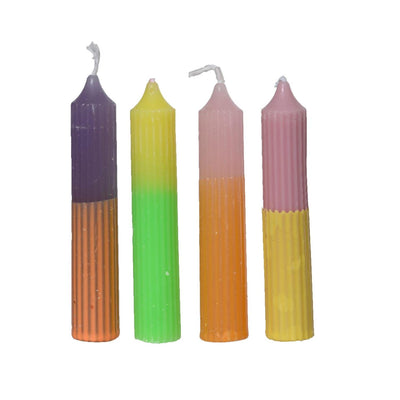 Decoris Tafelkerze Paraffin 4-teilig 11cm