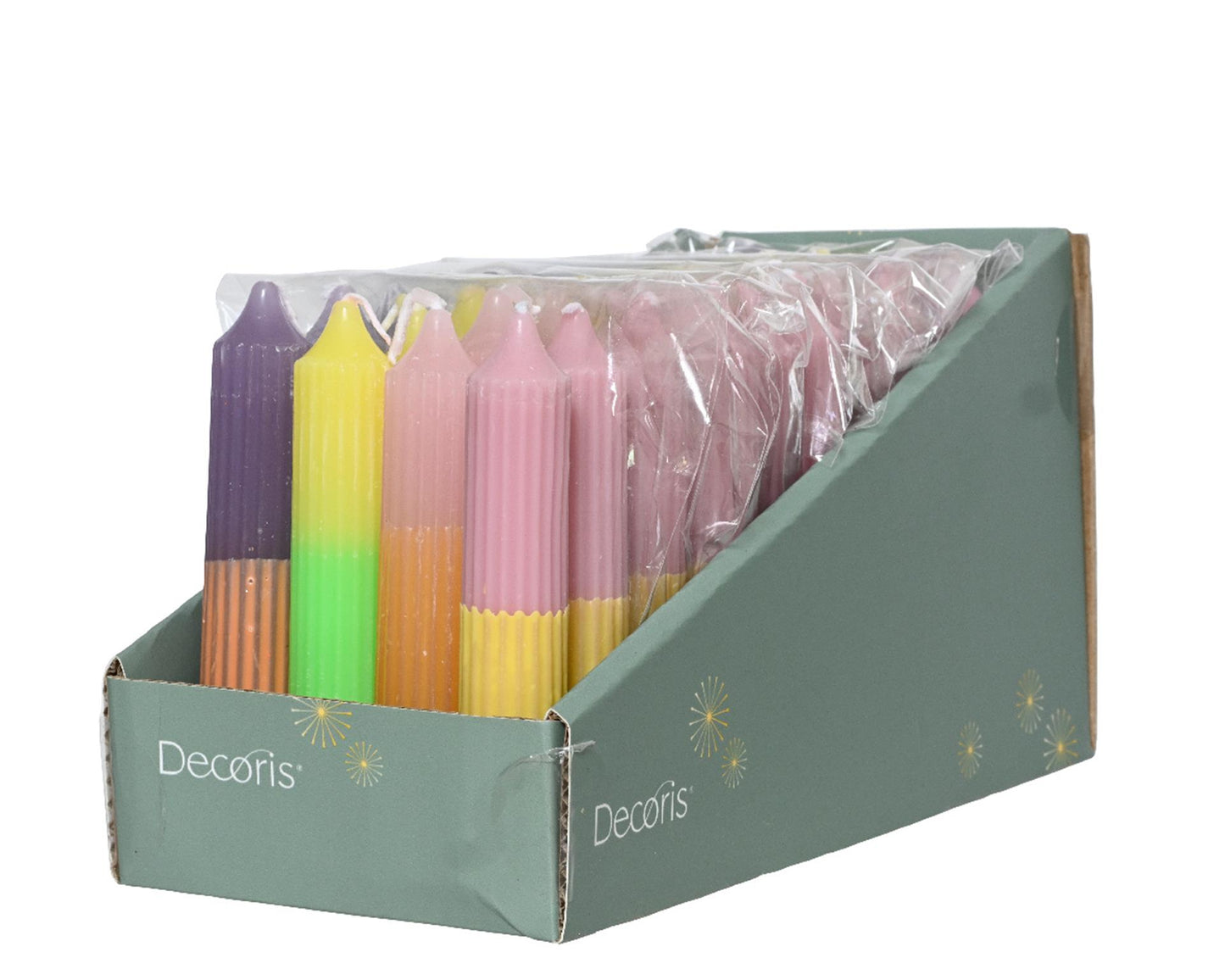 Decoris Tafelkerze Paraffin 4-teilig 11cm