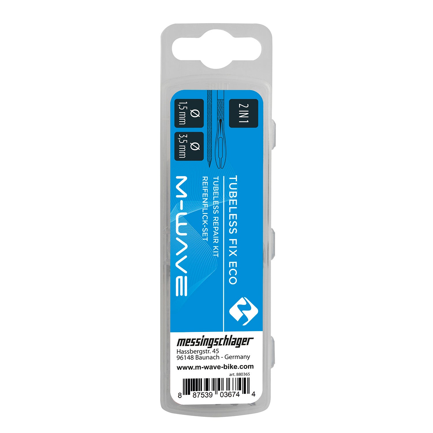 M-wave tubeless Reparaturset Eco