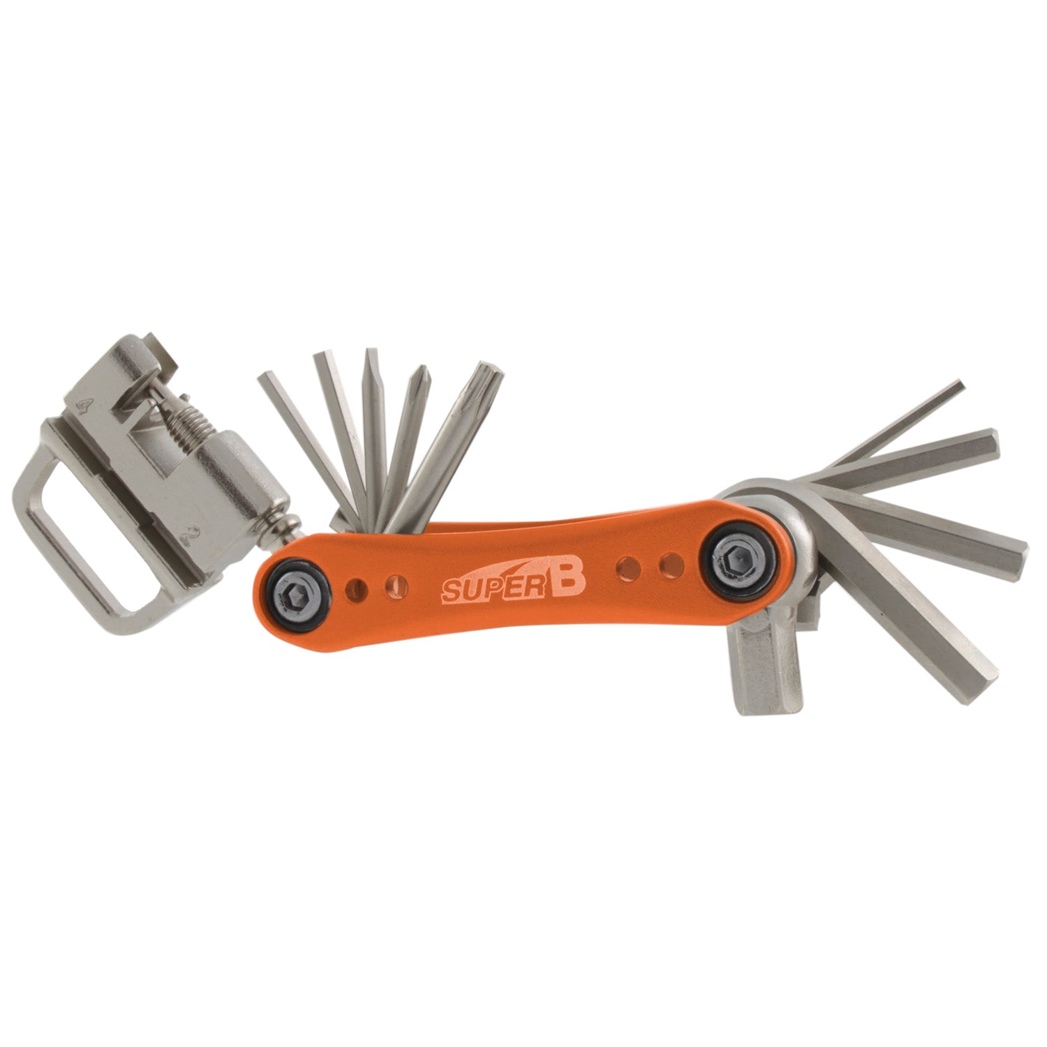 Multitool TB-FD40 17 Funktionen 73 x 45 mm Edelstahl orange
