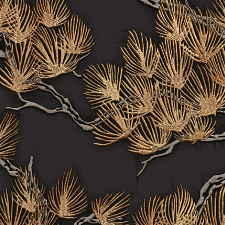 Niederländische Wandverkleidung Niederländische Wandverkauftpaper Kiefern Kiefer Schwarz und Goldfarbe