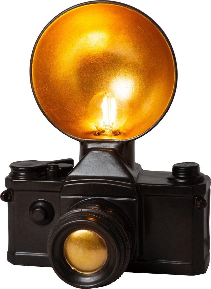 Lucide Extravaganza-Kamera - Tischlampe - 1xe14 - Schwarz