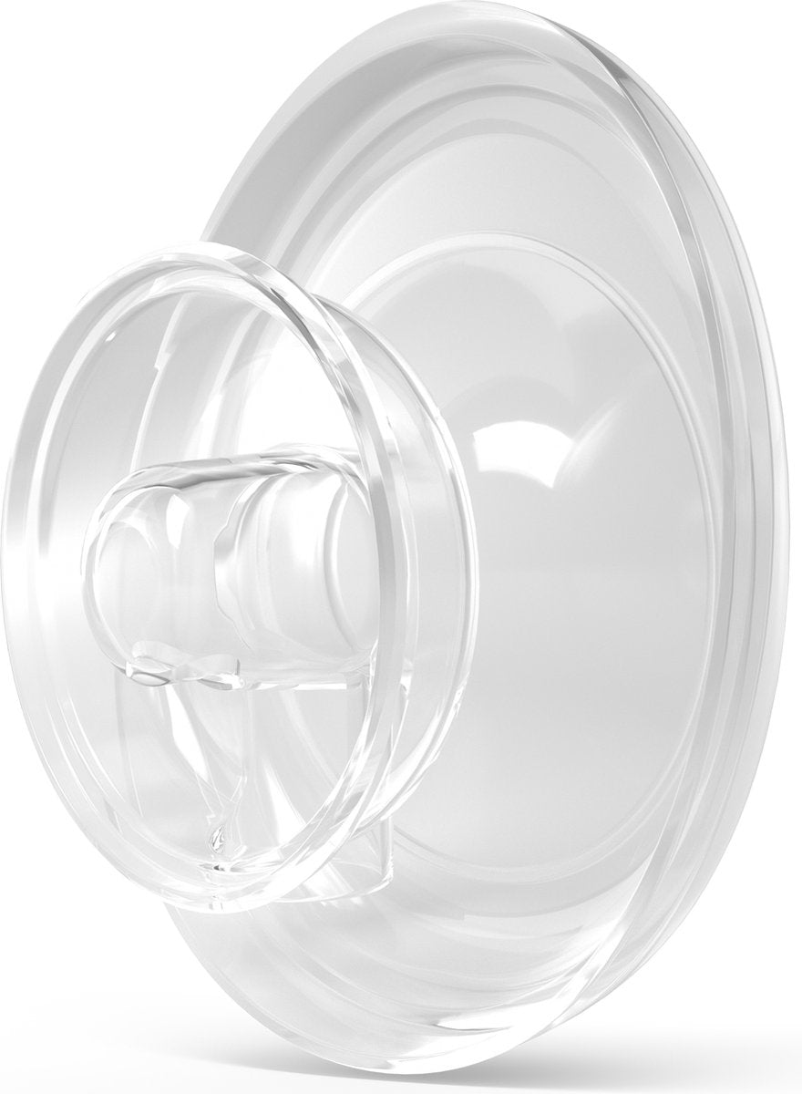Elvie Stride – Brusthauben – 21 mm – 2 Stück – Zubehör für Stride-Milchpumpe – BPA-frei