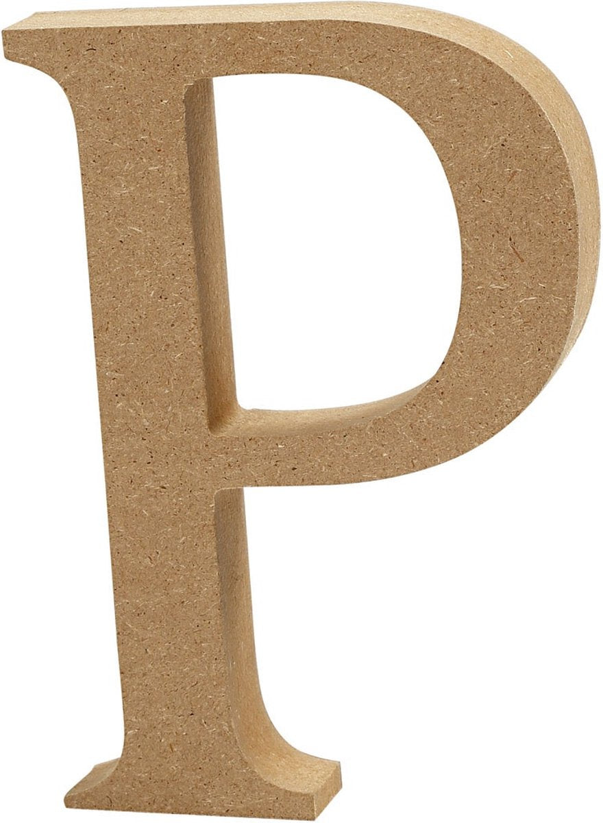 Creativ Company Letter P MDF 13cm, 1.
