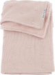 Meyco Baby-Mini-Knoten-Teddy-Kinderbettdecke – zartrosa – 75 x 100 cm – 2,0 Tog