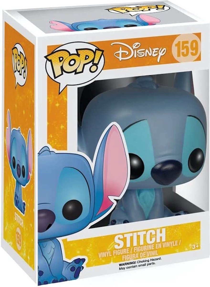 Funko-Pop! Stich (sitzend) #159 Disney ! - Sammelfigur