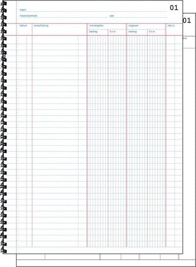 Sigel Kopierkassenbuch - Express - A4 - 2x50 Blatt - mit Mehrwertsteuerspalte - SI-30225