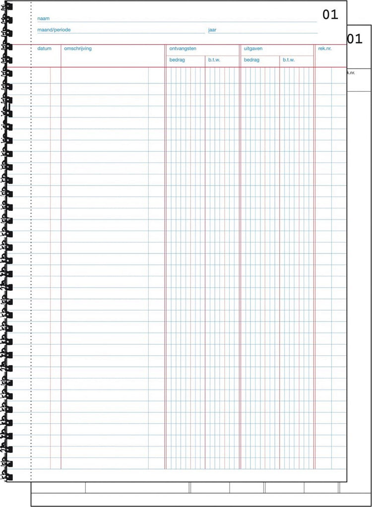 Sigel Kopierkassenbuch - Express - A4 - 2x50 Blatt - mit Mehrwertsteuerspalte - SI-30225
