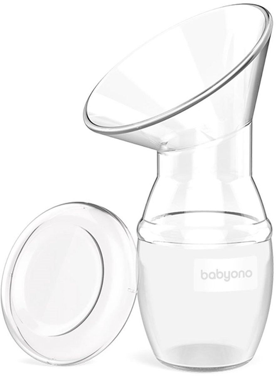 Babyono – Silikon-Muttermilchsammler – Stillmilchsammler – Silikon-Milchpumpe