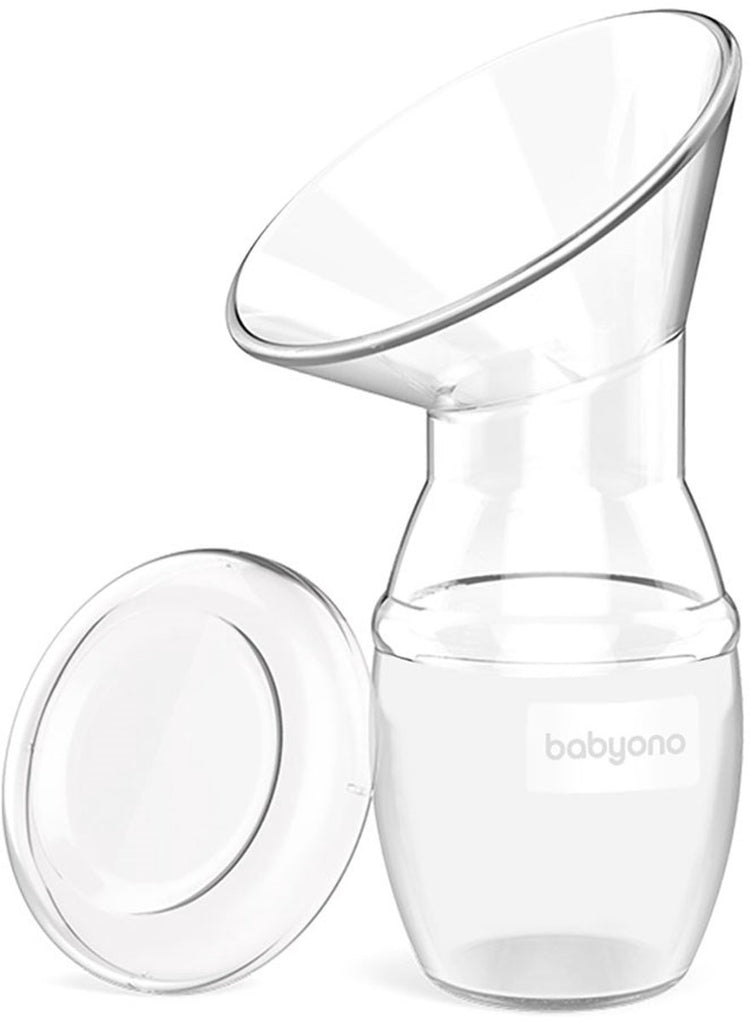 Babyono – Silikon-Muttermilchsammler – Stillmilchsammler – Silikon-Milchpumpe