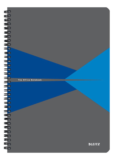 Leitz Büronotizbuch A4 liniert – mit PP-Einband – 80-Gramm-Papier – Blau