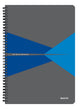 Leitz Büronotizbuch A4 liniert – mit PP-Einband – 80-Gramm-Papier – Blau