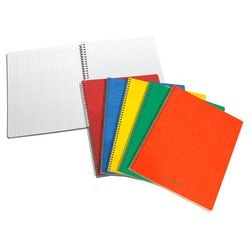 Spiralschreibpapier 60g m2 8x13,5cm kariert 5x5mm 50 Blatt