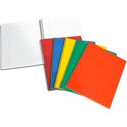 Spiralpapier, 60 g, m2, 21 x 29,7 cm, liniert, 60 Blatt