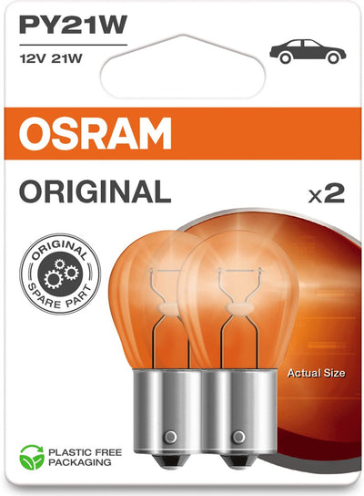 Osram py21w - 21w - bau15s - bernsteinfarben