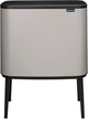 Brabantia Bo Touch Bin Abfallbehälter – 36 Liter – 1 Fach – weiches Grau