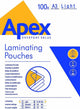Fellowes Apex-Laminierfolie, A3, mittelschwer, 100 Stück, 125 Mikrometer