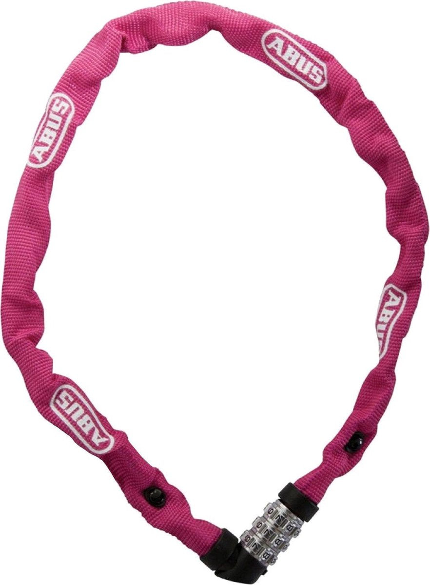 Abus Chain Lock 1200 60 Web Pink Coral