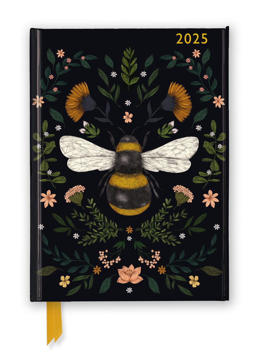 Jade Mosinski: Bee 2025 Luxus-Tagebuchplaner – Seite zum Anzeigen mit Notizen