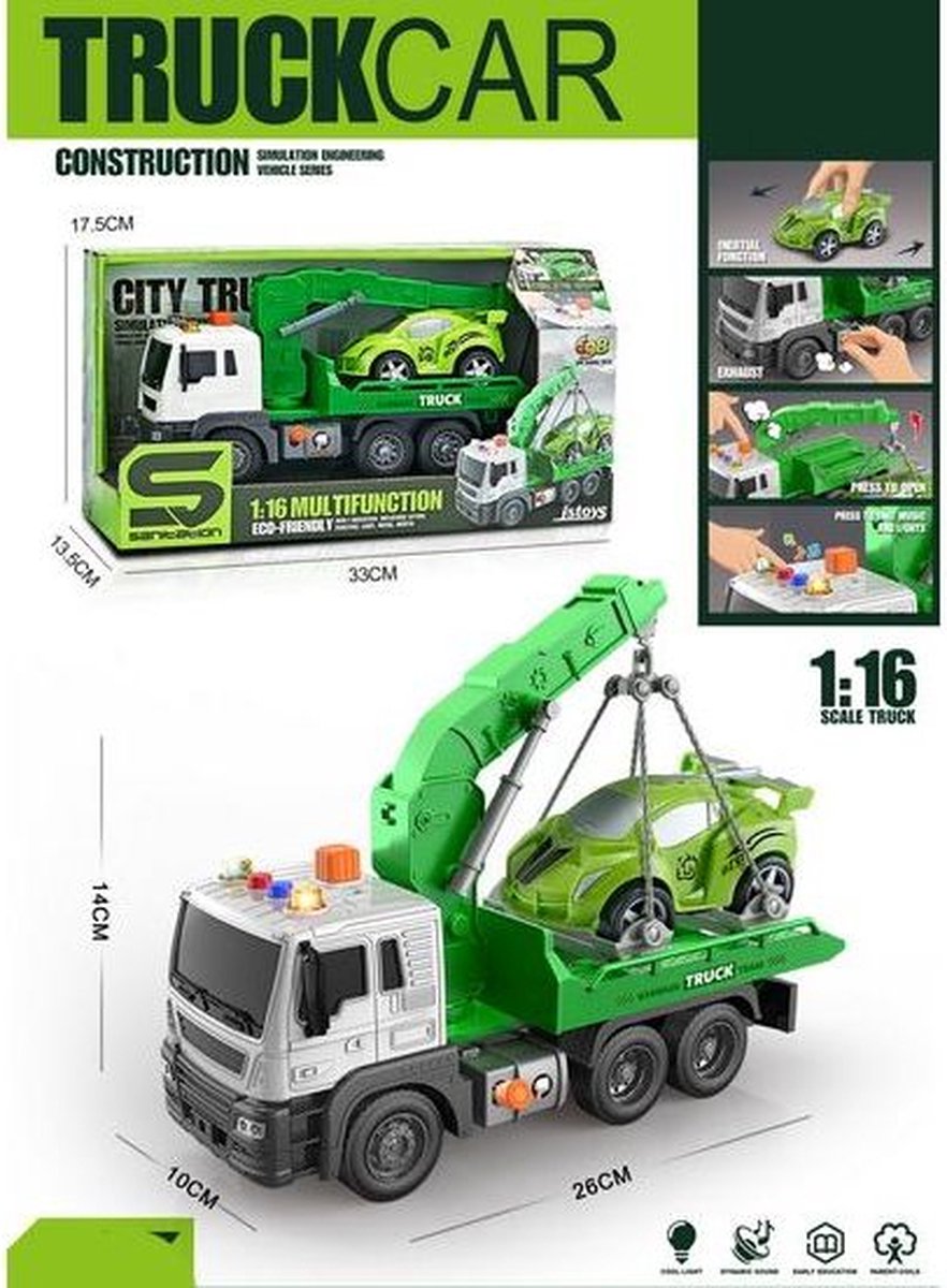 Amuuso 1:16 LKW-Reibung (Licht, Ton).